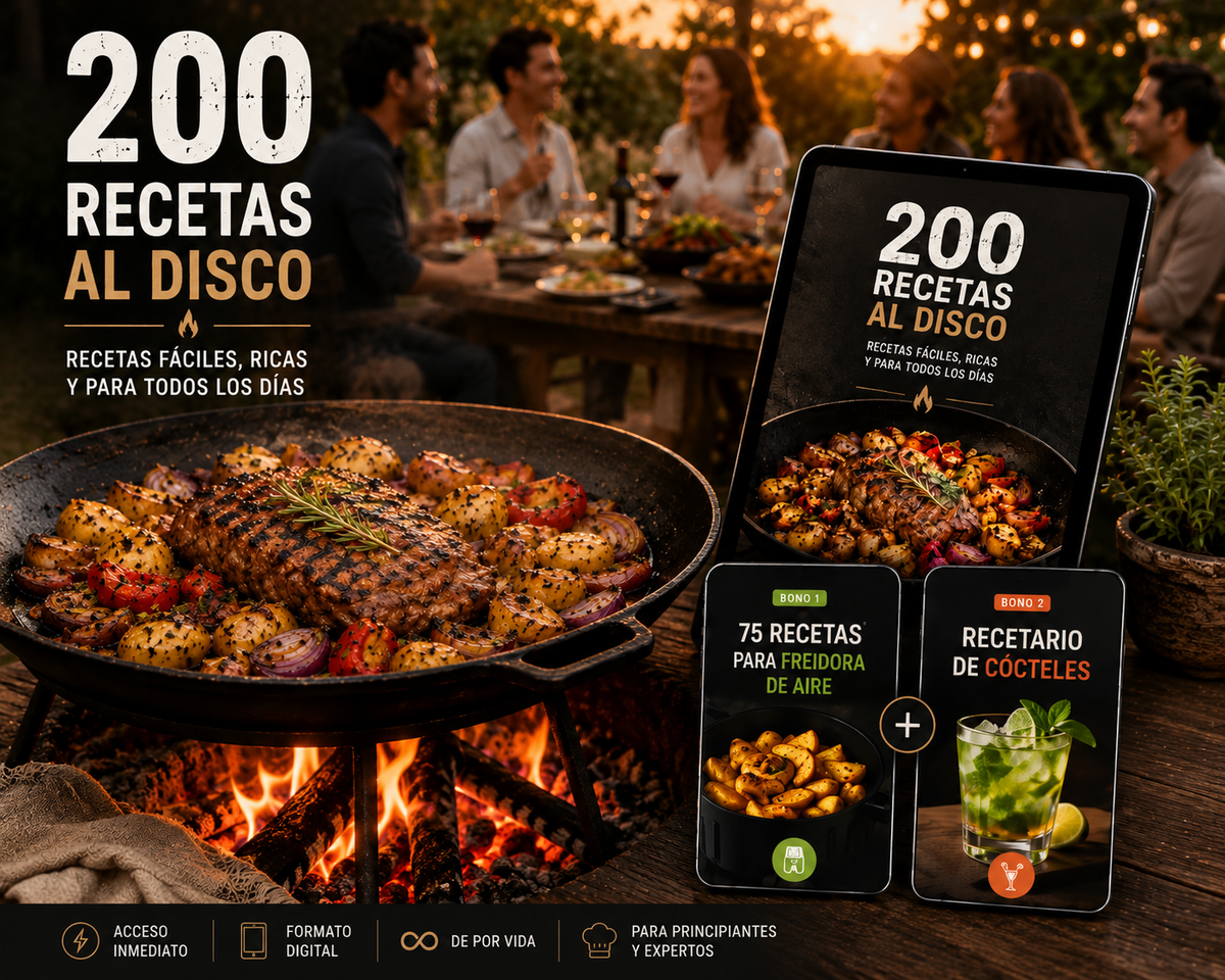 200 Recetas al disco